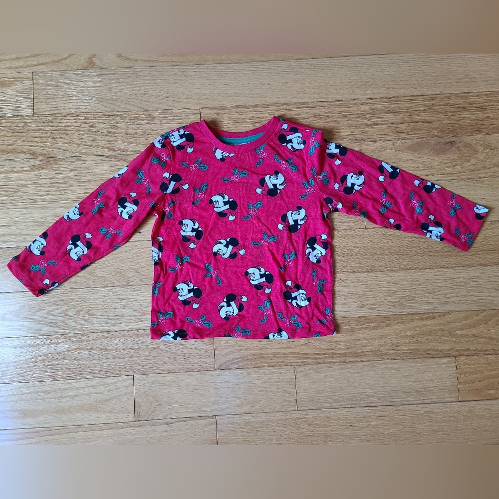 Disney Junior Mickey Mouse Red Long Sleeve T-Shirt, 5T